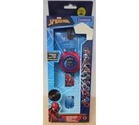 Lexibook Projection Watch Spider-Man DMW050SP - Adjustable digital screen, 20 images, Red/Blue