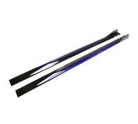 LLL6zzzK Car Body Side Skirts for Dodge Charger LD 2011 2012 2013 2014,Side Skirt Extension Side Steps Running Boards Anti-Collision Protector Accessories,A-Gloss Black-Blue