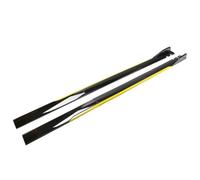 LLL6zzzK Car Body Side Skirts for Inspire CV4/CV6 2019 2020 2021 2022 2023 2024 2025,Side Skirt Extension Side Steps Running Boards Anti-Collision Protector Accessories,A-Gloss Black-Yellow