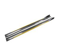 LLL6zzzK Car Body Side Skirts for Inspire CV4/CV6 2019 2020 2021 2022 2023 2024 2025,Side Skirt Extension Side Steps Running Boards Anti-Collision Protector Accessories,B-Carbon Look-Yellow