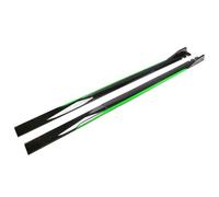 LLL6zzzK Car Body Side Skirts for Kia Soul I 2009 2010 2011 2012 2013 2014,Side Skirt Extension Side Steps Running Boards Anti-Collision Protector Accessories,A-Gloss Black-Green