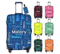 LLLGSH Custom Luggage Cover - Personalised Travel Suitcase Protector - Design Your Photo/Text/Logo Luggage Protector - Customize Elastic Suitcase Cover - Washable Anti-Scratch Baggage Covers
