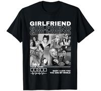LLLGSH Custom T Shirts - Personalized Photo Text Image Tshirt - Women Men Personalized Shirts for Girlfriend Boyfriend Gifts for Birthday Christmas