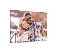 LLLGSH Personalised Canvas Prints - Custom Photo With Your Image - Framed Print From Photos - Family Picture Wall Art for Living Room, Bedroom, Bathroom, Home Office Decor