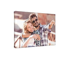 LLLGSH Personalised Canvas Prints - Custom Photo With Your Image - Framed Print From Photos - Family Picture Wall Art for Living Room, Bedroom, Bathroom, Home Office Decor