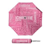 LLLGSH Personalised Umbrella, Custom Name Umbrella, Customized Umbrella with Photo Text, Sun/Rain Foldable Umbrella, Automatic Opening and Closing, for Men Women Family Personalized Gift