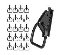 LLLmhuaa 10/20pcs Motorcycle Track D Rings Tie Down Anchors for Motorcycle Bike Security in Trailer Trucks Metal Accessories Anchors
