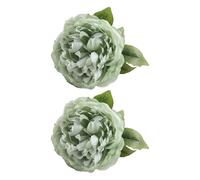LLLmhuaa 2PCS Large Floral Curtain Tiebacks Simulated Fabric Flower Curtain Ties for Indoor and Outdoor Home Decoration