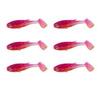 LLLmhuaa 6pack High Elasticities Lures Flexible Fishing Soft Durability Baits Lures Accessories Artificial Baits