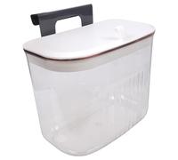 LLLmhuaa Cabinet Door Hanging Trash Can For Kitchen Large Capacity Garbage Basket Bathroom Wall Mounted Small Bin With Lid Beautiful Appearance Can