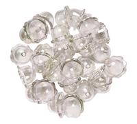 LLLmhuaa Clear 3D Holes Winds Bells Beads Portable Craft Supplies Home Decoration Accessory for Projects Daily Use Charm Accessories