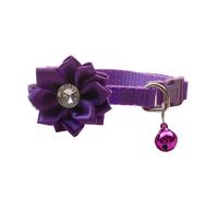 LLLmhuaa Cute Adjustable Wedding Crystal Collars Breakaway Collar With Flower Elegant Crystal For Pet Salons Dog Necklace For Large Dogs
