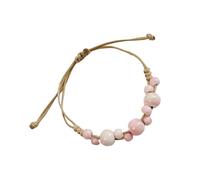 LLLmhuaa Elegant Ceramic Sturdy Wrist Chain Accessory Featuring a Glossy Surfaces Designed for Comfort and Durability Travel Friendly