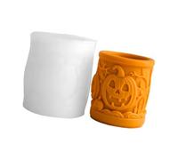 LLLmhuaa Halloween Pumpkin Silicone Mold Cylinder Shape Making For Jewelry Resin Carving Crafting Tool Cylinder Silicone Jewelry Mold