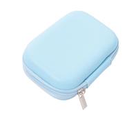 LLLmhuaa Hard Shell Digital Camera Case Small Travel Camera Storage Holder for Memory Card Wireless Earbud Charging Adapter