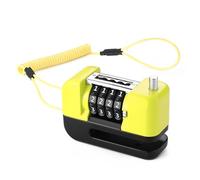 LLLmhuaa Heavy Duty Scooter Bike Wheel Disc 4-Digit Antitheft Combination with Reminder Rope for Electric Bikes Light Weight Outdoor Cycling Disc