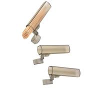 LLLmhuaa Portable Clear Toothpick Holders Compact Travel Kitchens Restaurant Essential Storage Case Toothpick Container