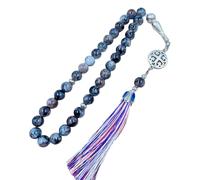 LLLmhuaa Prayer Beads Bead Wristband Religious Wrist Jewelry Religious Accessory Glass Texture Suitable for Daily Hanging Ornament