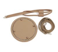 LLLmhuaa PU Bag Bottom Base For Making Bucket Dumpling Accessories Shaper Mat Round Pad Drawstring Strap Belt Functional Drawstring Kit