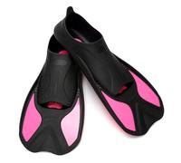 LLLmhuaa Scubas Diving Gear Full Foot Short Silicone Fin for Snorkeling Swimming Training Fin Comfortable Swim Flippers Training Shoes