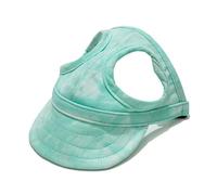 LLLmhuaa Small Pet Baseball Hat for Outdoor Walking Outdoor Activity Dog Sun Protective for Bichons Adjust Rope Dogs Pet Baseball Hat with Ear Holes