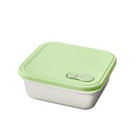 LLLmhuaa Square Meal Prep Box with Separators Leak-proof Lid for Travel Work & Food Organization Portable Divid Lunch Box