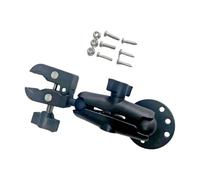 LLLmhuaa Tool Easy Installation Motor Stabilizer Mount Anti Slip Base Adjustable Arm Trolling Bracket for Flat Bottom Boats Kayak Mount Bracket