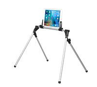 LLLSSS Tablet Phone Stand for Bed Sofa Desk, Adjustable and Foldable Holder Fit for Cellphone Tablet in Bedroom Kitchen Floor, Aluminum