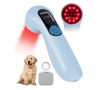 LLLT Cold Laser Therapy Device with Protective Magnetic Cover, 5 * 808nm & 10 * 650nm Human/Vet Handheld Infrared Red Light Therapy, Pet Dogs Treatment Device for Muscle Pain Relief & Improve Healing
