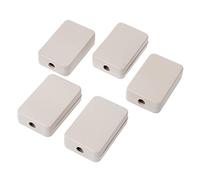 LLLucky 5 Pcs 55x35x15mm DIY Enclosure Instrument Case Plastic Electronic Project Box White