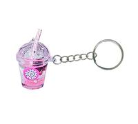 LLLucky Cute Bubble Tea Keychain Charms KawaiiCar Backpack Keyring Bag Pendant Couple Gift Mini Cup Pendants with Keychain Rings