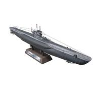 Lllunimon 1/100 U-Boat Type VIIC Submarine Model Building Kit, DIY 3D Paper Model Cardboard Art Crafts Puzzle Toys