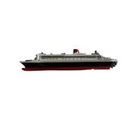 Lllunimon 1/1400 Queen Mary II Ship Model Alloy Cruise Ship Models for Collection Ornaments Toy Gifts