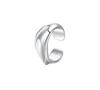 Lllunimon 925 Sterling Silver Women's Earrings Liquid Metal Jewelry Cool Silver Statement Ear Clips for Everyday Wear A gift for her,Silver
