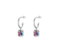 Lllunimon Colourful Zircon Earrings 925 Sterling Silver Women's Earrings Elegant Universe Inspired Jewelry Everyday Wear A gift for her