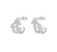 Lllunimon Double Arrow Zircon Earrings 925 Sterling Silver Women's Earrings Full of Zircon Ornaments for Everyday Wear A gift for her