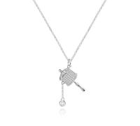 Lllunimon Falun tassel S925 sterling silver necklace polishing process elegant and romantic style Everyday wear gifts for her