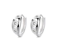 Lllunimon Fresh sunflower S925 sterling silver earrings with zircon jewelry Exquisite Japanese simple style Everyday wear gifts for her