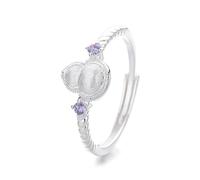 Lllunimon Gourd-shaped S925 silver ring Zirconium embellished with oriental poetic jewelry Classic timeless jewelry Daily wear A gift for her