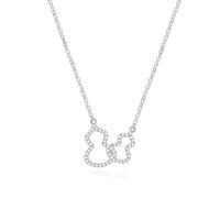 Lllunimon Hollow gourd shape S925 sterling silver necklace zircon micro-inlay process elegant and exquisite style Everyday wear gifts for her