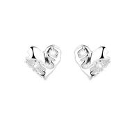 Lllunimon Lava Love Zircon S925 Sterling Silver Earrings Cosmic Inspired Jewelry Elegant Personality Simple Style Everyday wear gifts for her