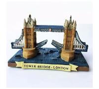 Lllunimon London Tower Bridge Model Ornaments, Resin Crafts Architectural Model Statue, Ancient Buildings Home Decoration Souvenir Gift