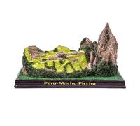 Lllunimon Miniature Machu Picchu Building Statue, Resin Replica Figurine, Desktop Collections Ornaments Souvenirs Gifts
