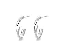Lllunimon Minimalist geometric S925 sterling silver earrings Artistic inspiration Exquisite accessories Elegant personality style Everyday wear gifts for her