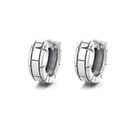 Lllunimon Reinduction, vintage distressed circles, S925 sterling silver earrings, vintage inspired accessories, classic and simple style Everyday wear gifts for her