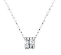 Lllunimon Simple small waist pendant women's 925 sterling silver necklace trendy women's necklace extension chain niche collarbone chain Give her a gift for daily wear
