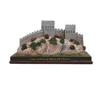 Lllunimon The Great Wall of China Statue Figurine, Resin Artificial Architectural Model Crafts, World Famous Buildings Souvenirs Gifts