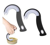 LLMSIX 2pcs Can Openers for Seniors, Soda Can Opener, Complete Cover Easy Tab Openers with Anti Slip Grip for Opening of Canned Beverages and Protection of Nails