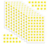 LLMSIX 540 Pieces Gold Star Stickers, Star Stickers for Kids Reward, Small Stars Sticker for Children Behavior Daily Rewards Office Teachers Supplies(10 Sheets)