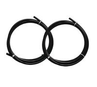 LLMWFA 0.5M PTFE Pipes, 3D Printer Parts Pipe 600V, FEP Tube ID .5 1 2 3 4 6 7 8 10 12 14 16 18 20mm 2pcs(Black,18x20mm)